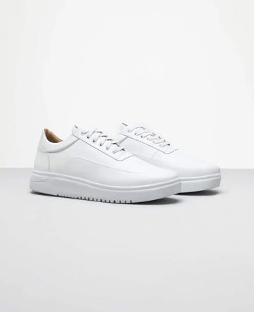 Tênis de Couro Branco R7